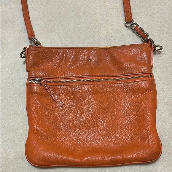 Kate Spade Orange Leather Crossbody Bag pre-owned - Picture 2 of 8